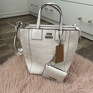 Steve Madden White Crossbody🤍